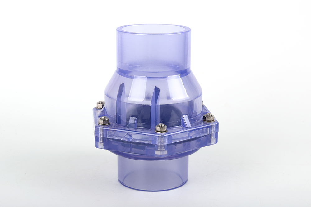 任县透明翻板式止回阀